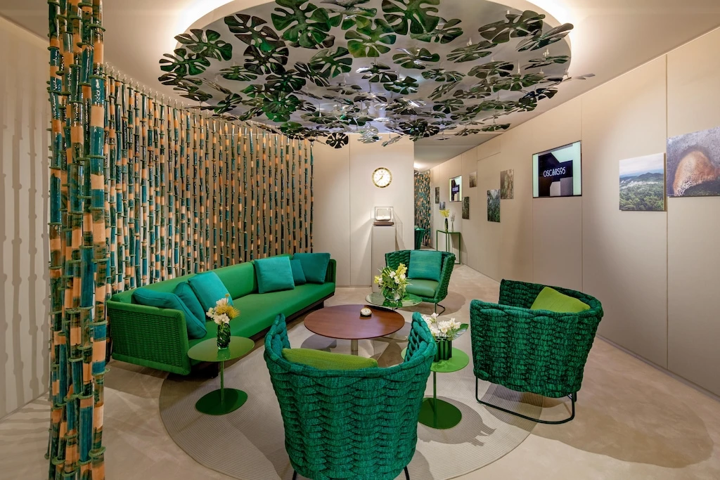 Inside Rolex’s Official Oscars Greenroom With Its Sustainable, Rainforest-Inspired Design – Paola Lenti